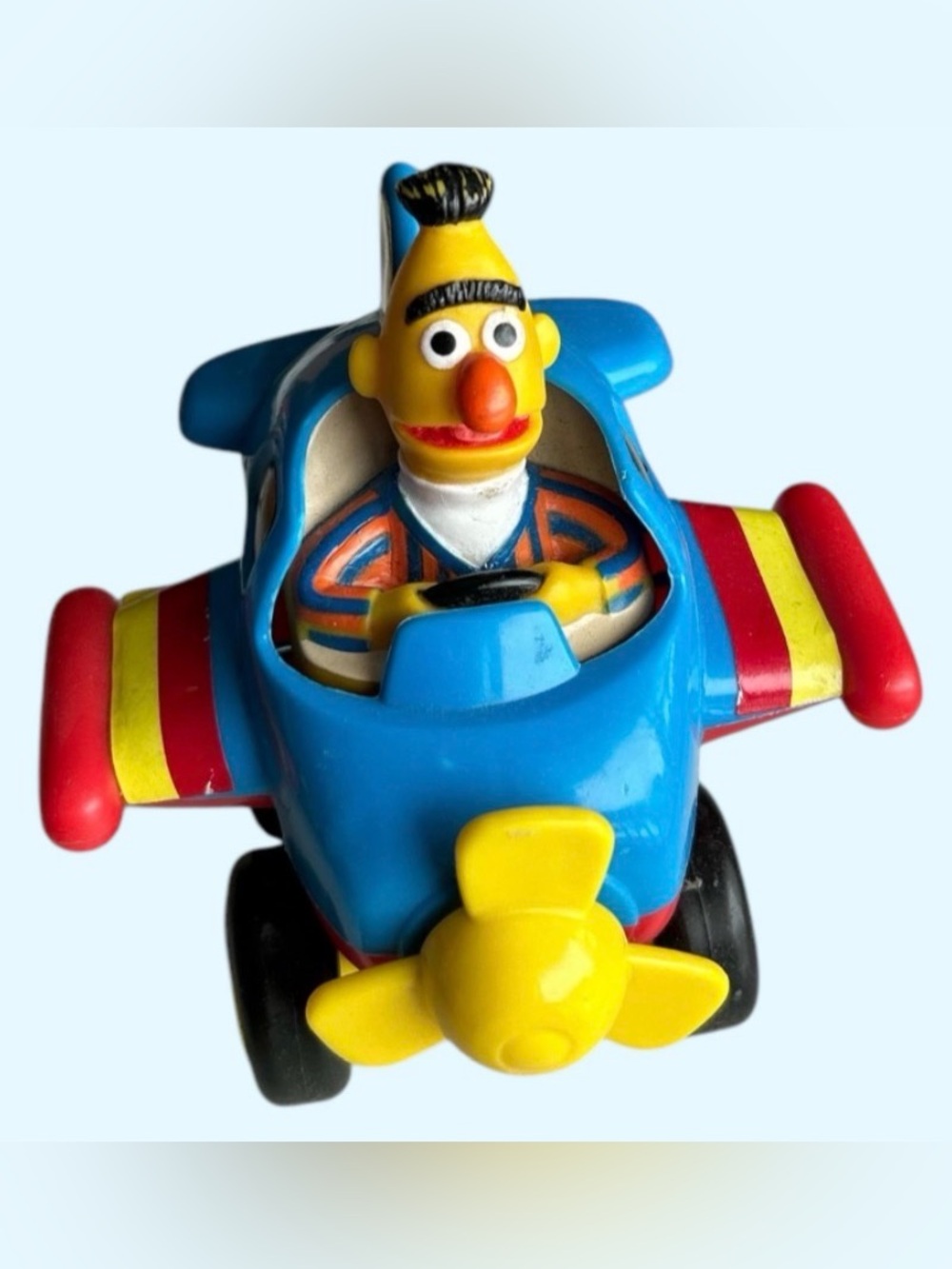 Tyco Sesame Street "Bert" Back N' Go Air Plane Toy